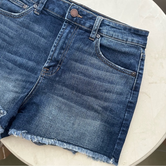 JBD Blue High Rise Cutoff Denim Shorts Us Size S - Picture 2 of 9